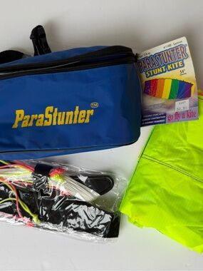 Vintage ParaStunter Stunt Kite 54” x 24” Complete Unused w/ Bag 2000